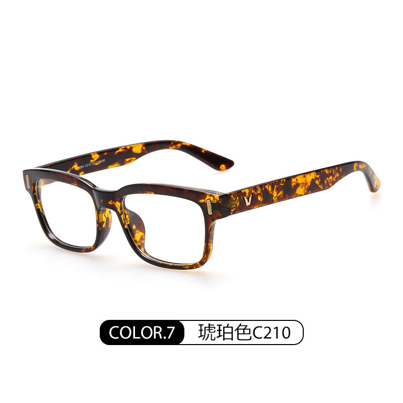Nuevo estilo Coreano cuadrado gafas lisas 8084 gafas unisex marco puede ser equipado con miopía artística retro gafas lisas