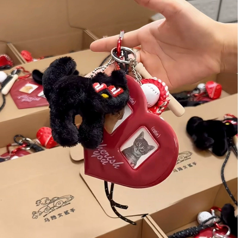 Handmade Baseball Keychain, woven strap handle, assorted cute pendants, 0.1 kg