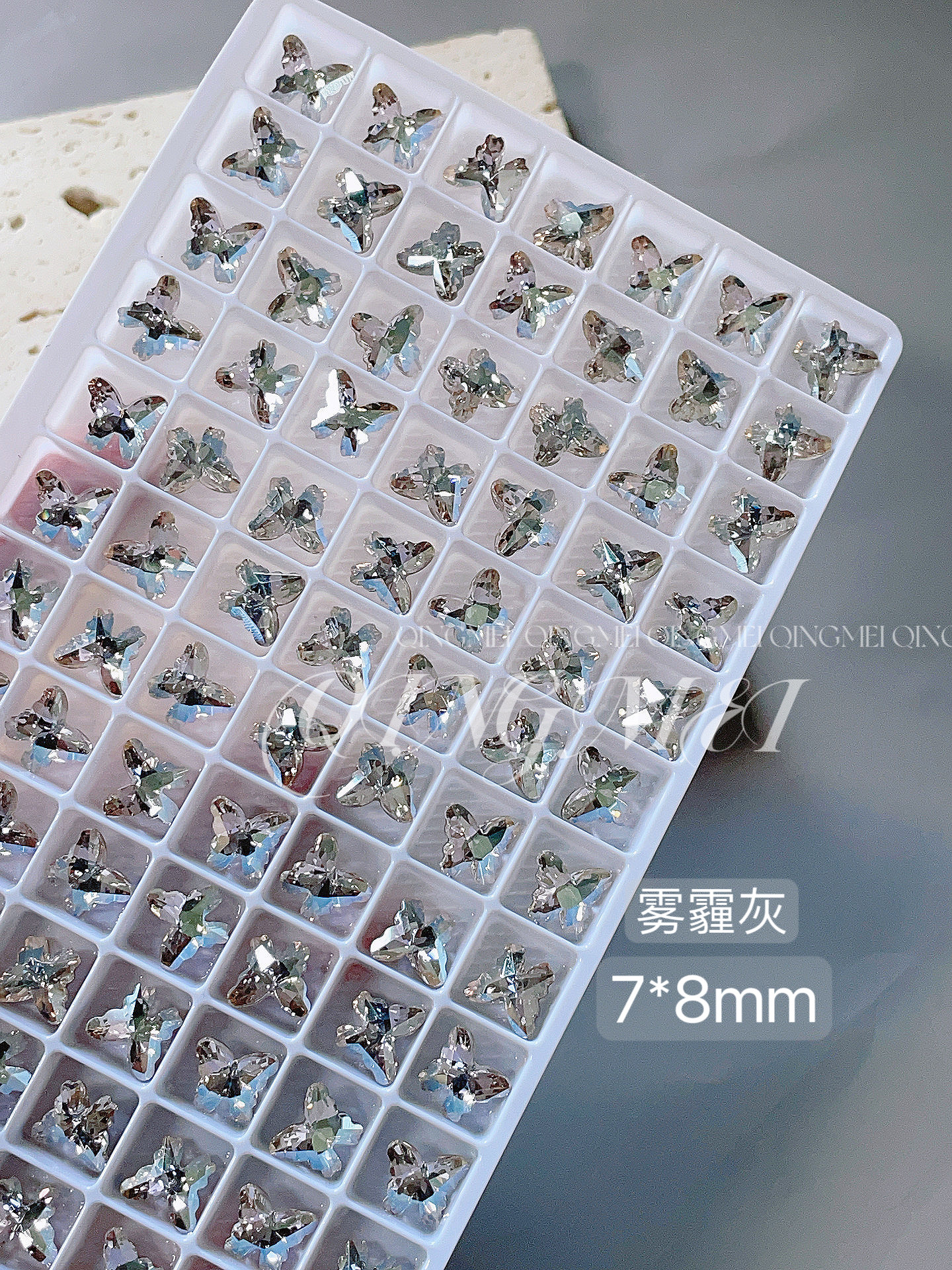 헤이즈 그레이(7*8mm) L사이즈