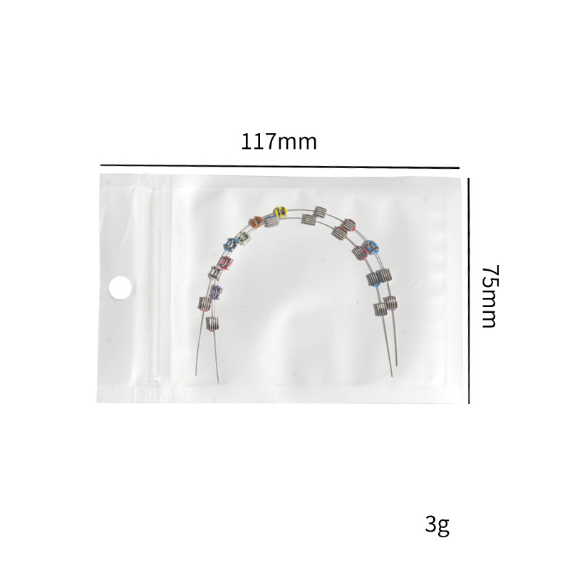 Brackets dentales de moda transfronterizos, coloridos, decorativos, con ganchos, sin ganchos, gama completa de colores
