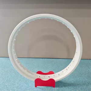 Bright white high-gloss motorcycle spoke rims, electrostatically sprayed anti-rust wheel rims, personalized modification replacement parts, factory