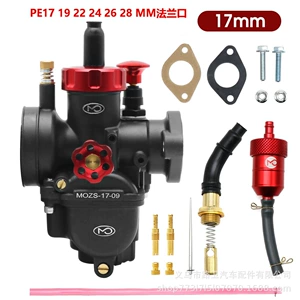 Motosiklet Off-Road Yarış Karbüratör PE17 19 22 24 26 28 mm Flange Port