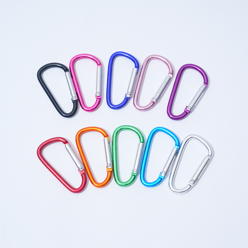 Outdoor Metal Quick-Hook 5D Aluminum Alloy Climbing Carabiner Mountaineering Water Bottle Aluminum Buckle Aviation Aluminum D-Hook Buckle