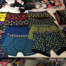 外贸原单春秋日单 Dis迪男士大童成人青年全棉卡通满印四平角内裤