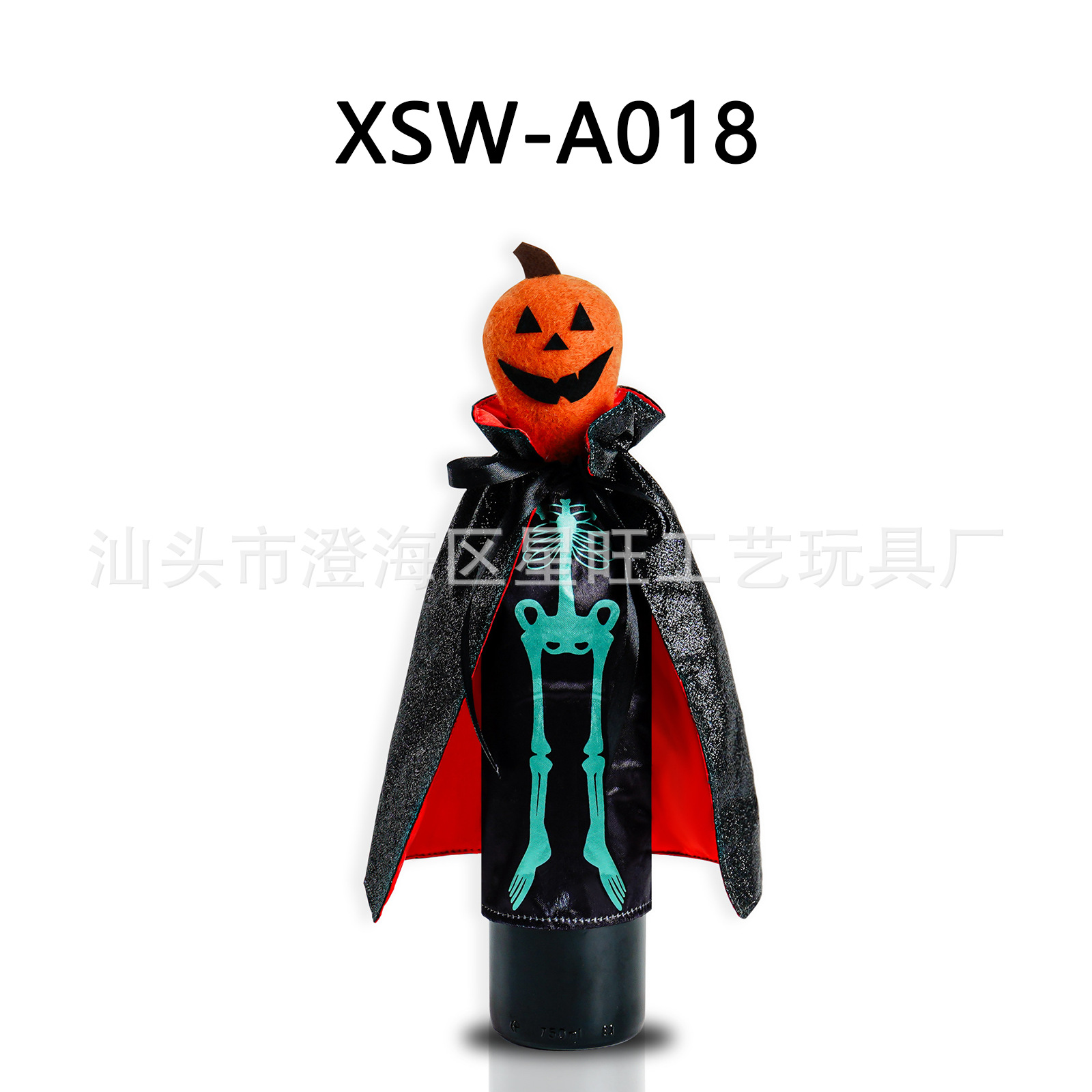 Cubierta de botella de vino personalizada Navidad ambiente festivo cubierta de botella de vino horror Halloween cubierta de botella de vino decoración navideña