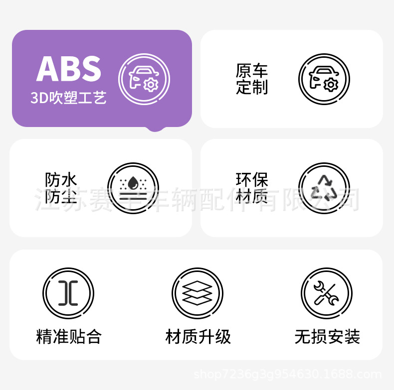Suitable for Mg7 Rear Wing, Mg7 Modification Special Upgrade Blade-Style Small Rear Wing, Sporty Appearance Accessories