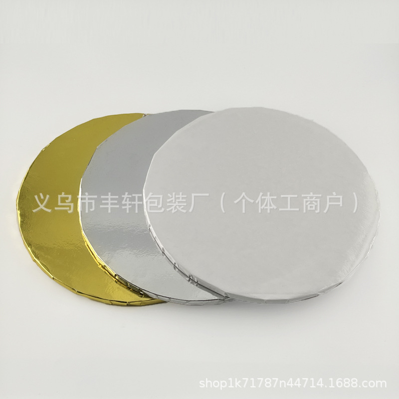 Placa de transferencia de pastel corrugado de 6 mm placa de transferencia de pastel de oro de pastel