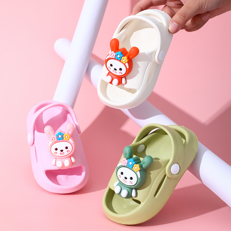 儿童拖鞋夏季新款男童宝宝软底沙滩鞋女婴幼儿卡通儿童凉拖鞋批发