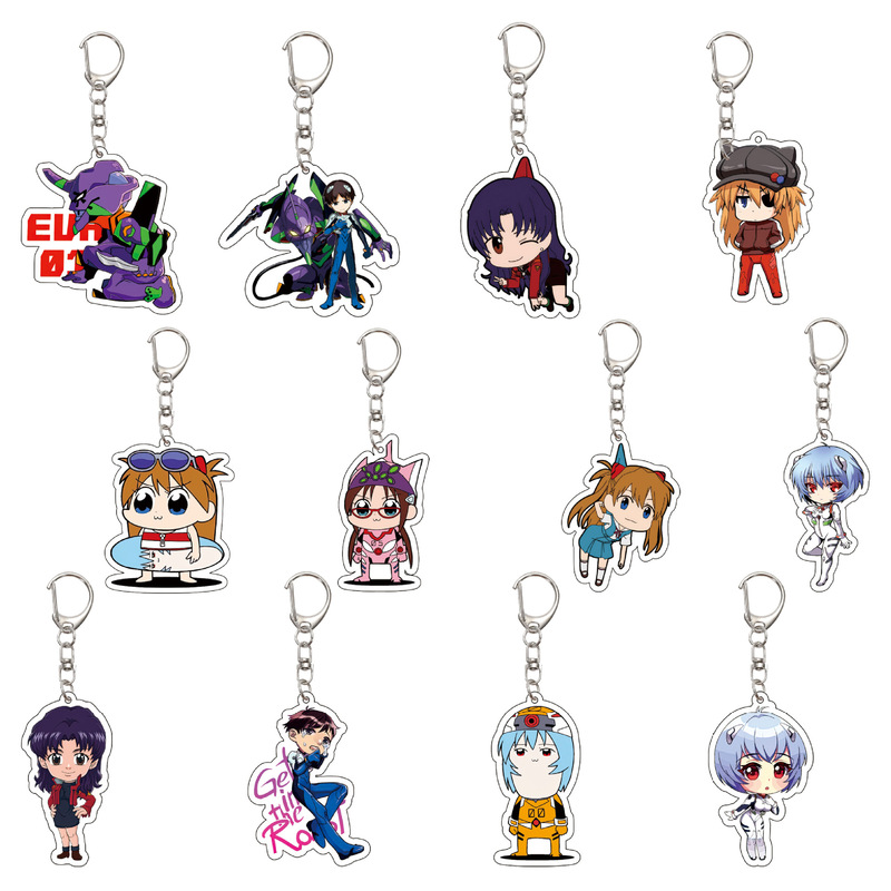 [Neon Genesis Evangelion] 5.5cm Acrylic Keychain Pendant Anime Peripheral Bag Pendant