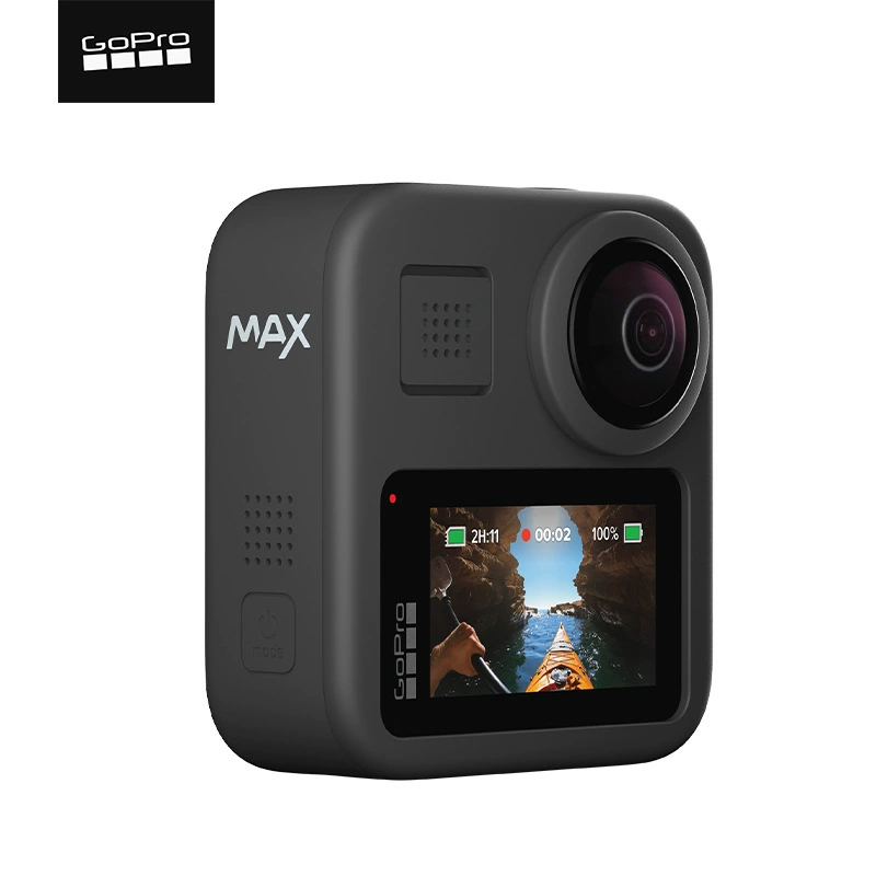 Панорамная экшн-камера GoPro MAX для спорта, дайвинга, мотоцикла и лыж, водонепроницаемая, антишок, с HD-цветным экраном VLOG