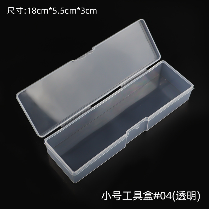 Caja de herramientas para manicura, salón de uñas, pintura de uñas, pincel, patrón bordado, bolígrafo hecho a mano, caja de almacenamiento, herramienta