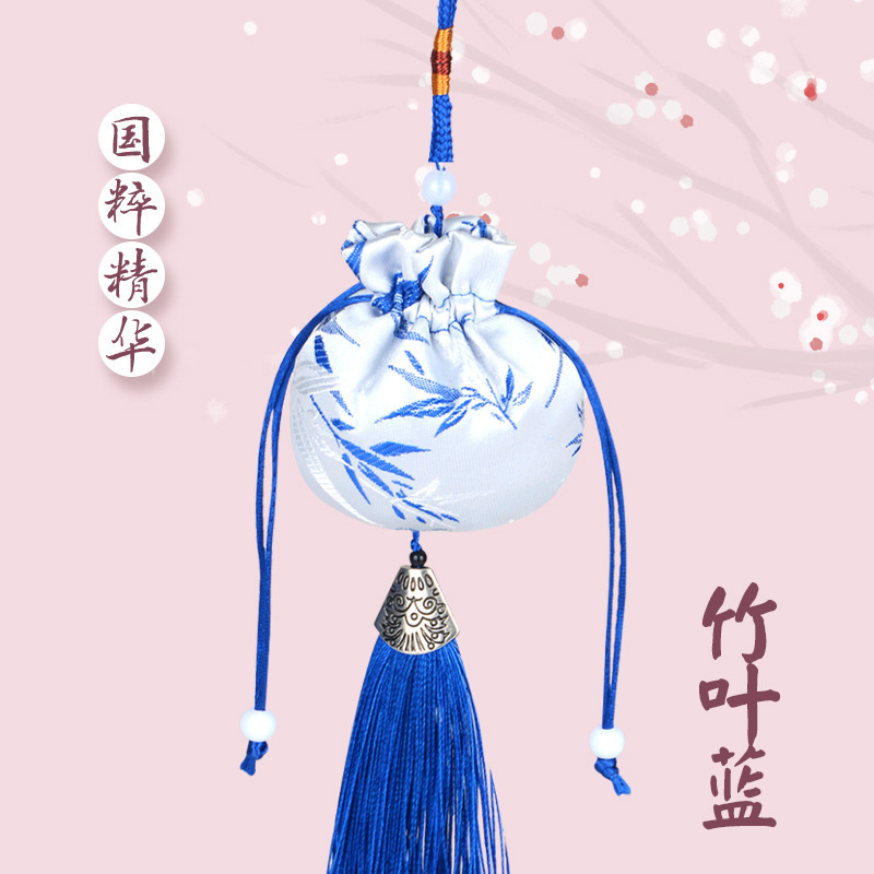 香袋よもぎ中秋節香袋中国風寺院漢服梅の花袋車のペンダントタッセル香袋空袋|undefined