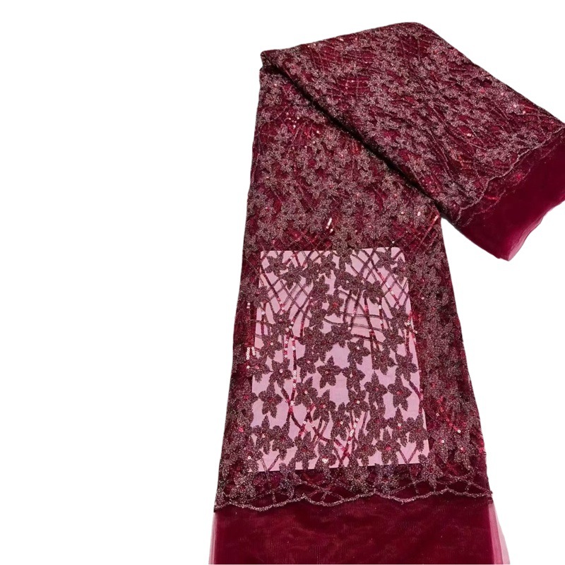 Primavera línea compuesta tela de encaje lentejuelas ropa los niños vestido estrella flor cheongsam hanfu bordado JX2618 image 1