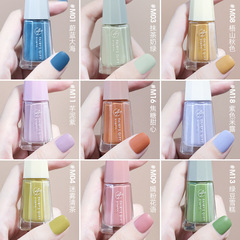 New Water-based Matte Nail Polish with Frosted Finish, Non-removable, Bake-Free, Fast-Drying, Long-Lasting - Factory Wholesale