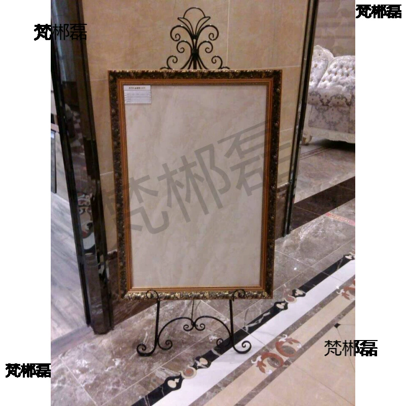 Новая железная рамка для масляной живописи в европейском стиле, фоторамка для взрослых, напольная подставка, подставка для плаката, кронштейн для фото, свадьба