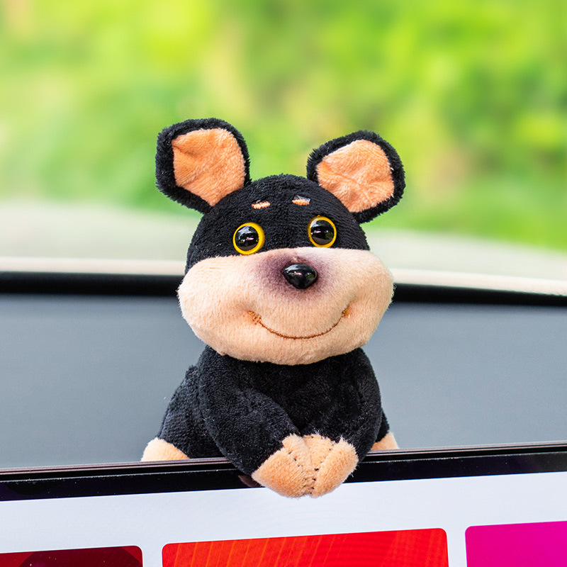 Accesorios para automóviles, adornos de abejas y cachorros, niñas 2025, nuevas celebridades de Internet, decoración de la pantalla de la consola central del automóvil