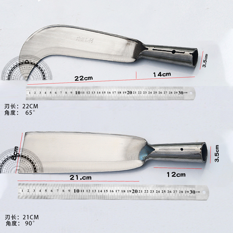 Cuchillo de corte de madera de acero inoxidable cuchillo de corte de madera al aire libre cuchillo de corte de madera de acero manganeso cuchillo de corte de madera de acero especial cuchillo de corte de madera agrícola