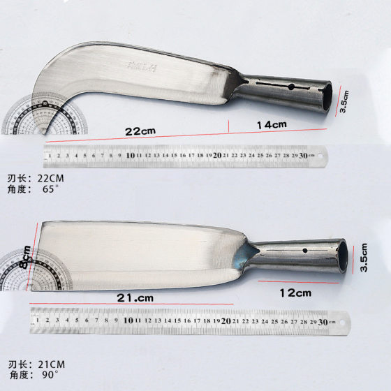 Stainless steel wood cutter wood cutting knife outdoor special machete household wood chopping special machete mountain cutting tree artifact
