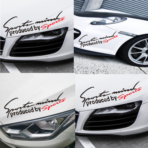 Lamp eyebrow car sticker soprt car head hood engine car signature English sticker foreign trade wholesale headlight sticker