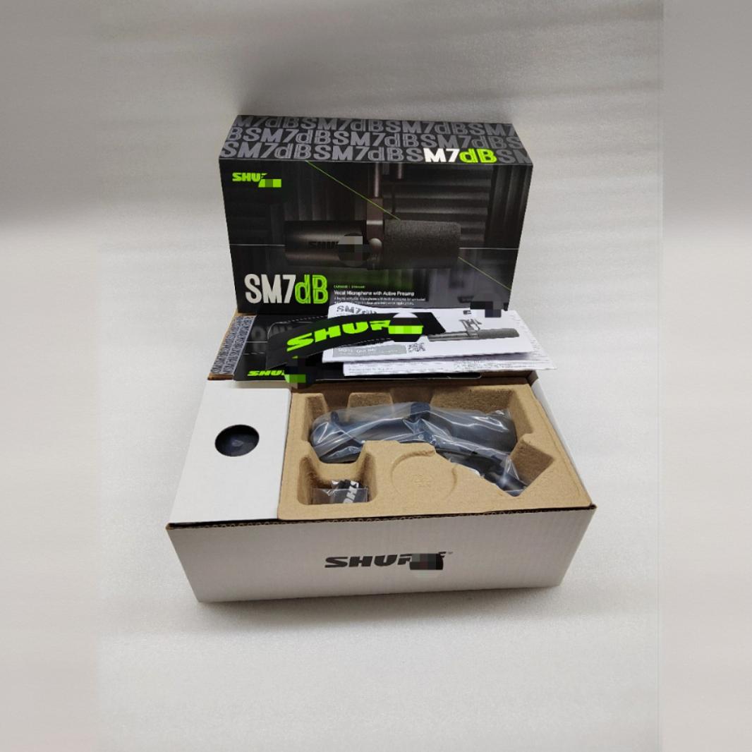 跨境外贸SM7dB录音室动圈麦克风电台直播录音人声话筒sm7b升级版