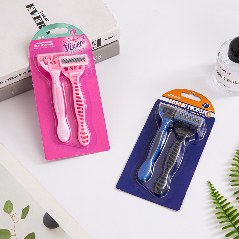 Imported Blade Women's Manual Razor for Shaving, Trimming, and Removing Hair from Underarms, Legs, and Private Areas