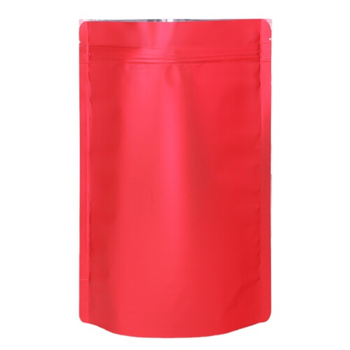 Frosted color stand-up bag black thickened aluminum foil matte food stand-up bag plastic sealed packaging bag