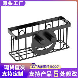 跨境新款创意笑脸海绵架洗碗池收纳免打孔家用厨房水槽沥水置物架