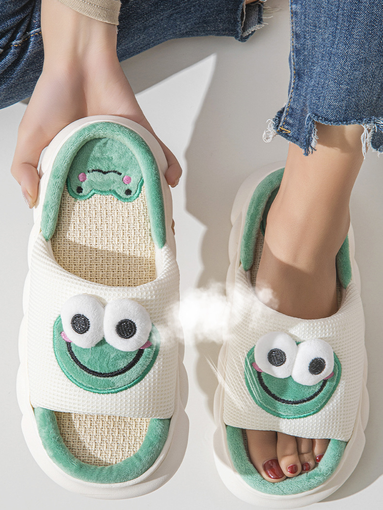 Mujeres Casual Dibujos Animados Punta Abierta Zapatillas De Estar Por Casa display picture 7