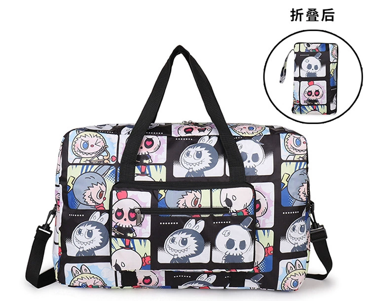 Foldable handheld travel bag, purse, capacious luggage sports bag, storage bag, suitcase, equipment bag