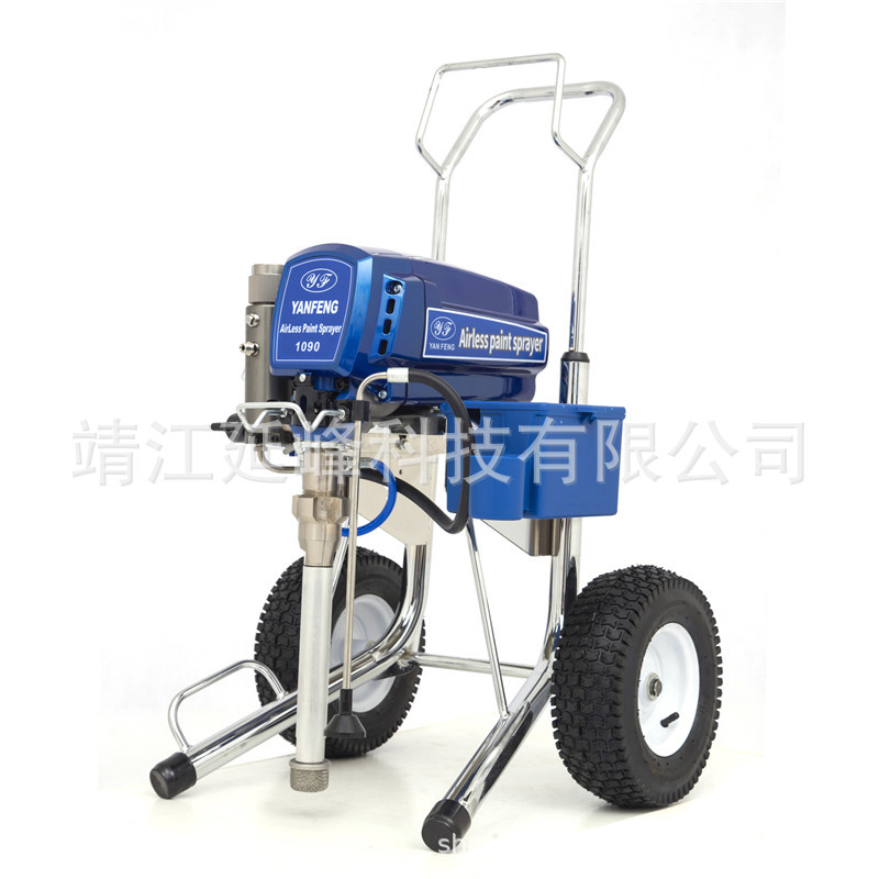 岩峰1090高架电动喷漆机 无气喷涂机油漆涂料乳胶漆机器厂家