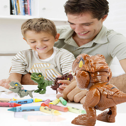 Bite-Finger Dinosaur Joint-Movable T-Rex Egg-Shape Simulation Dinosaur Model Toy – New Arrival for Night Market Stalls & Cross-Border Sales