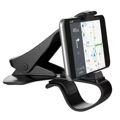 Car Instrument Panel Mobile Phone Bracket Hippo Clip Car Mobile Phone Rack Bracket Special Navigation Car Inner Mobile Phone Rack (Car phone holder) - black