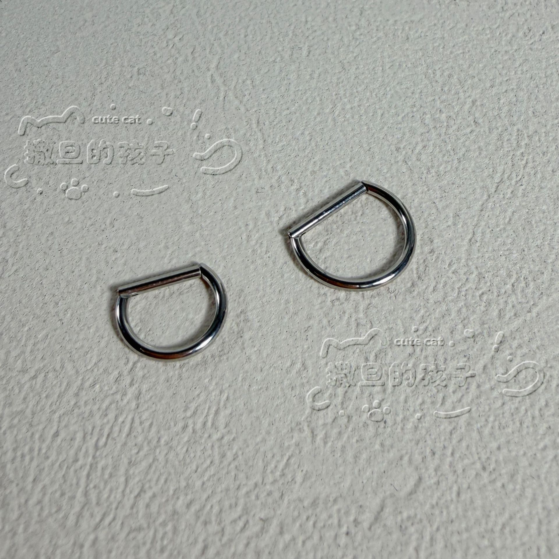 Satan's Child Spiked Earrings - Tragus Devil Studs Punk Unisex 316L Surgical Steel Non-Fading detail image 8