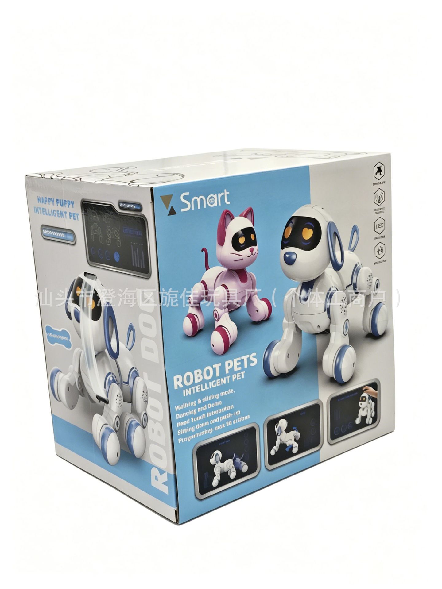 Perro Robot Inteligente de Plástico con Control Remoto e Interactivo para Niños