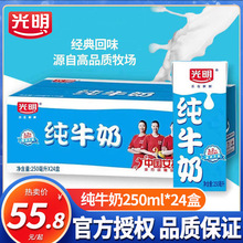 【年货送礼】10月生产临期整箱250ml*24盒全脂纯牛奶早餐牛奶