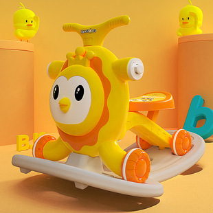 Baby walker anti-o-leg rocking horse anti-rollover three-four-in-one baby stroller walker
