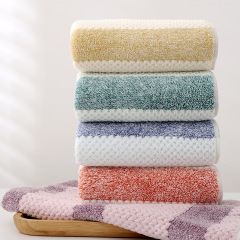 毛巾廠家批發珊瑚絨毛巾加厚洗臉成人家用面巾禮品毛巾logo刺繡