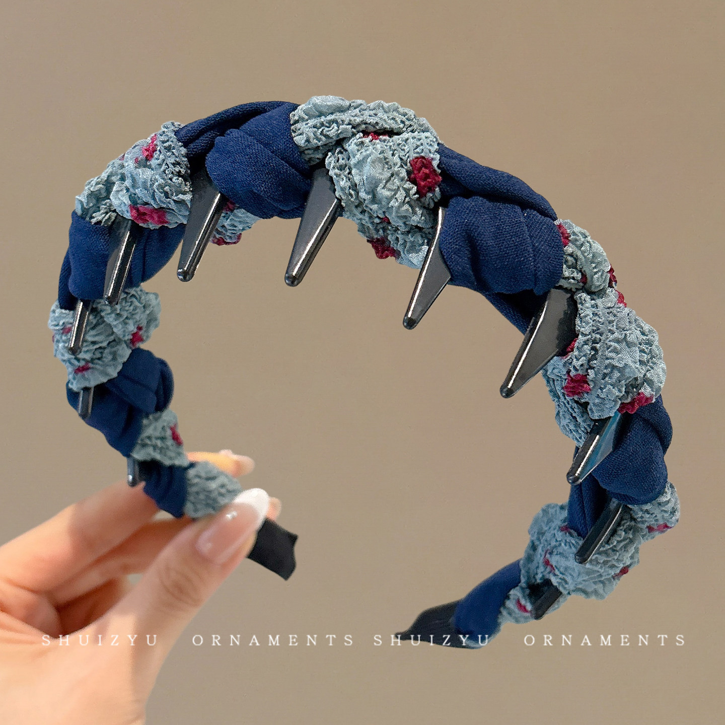 Diadema alta para mujer, nueva colección 2026, accesorio para el cabello estilo Chanel francés, elegante banda ancha para el cabello.