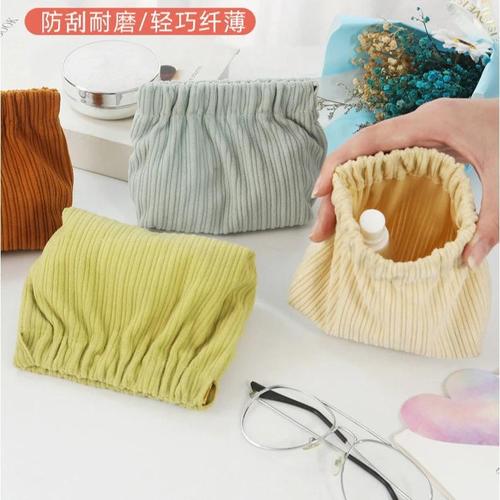 Shrapnel Storage Bag, Lipstick & Cosmetics Organizer, Compact Mini Coin Purse, Small Pouch, Card Holder, Corduroy Storage Bag