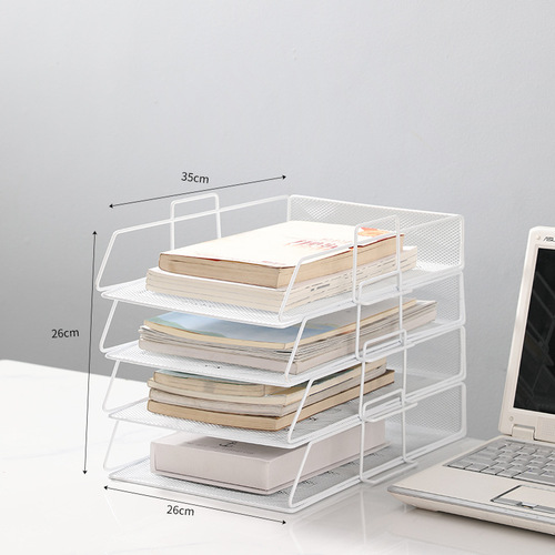 Desktop office supplies, creative file racks, information racks, superimposed multi-layer storage bookshelves, one price