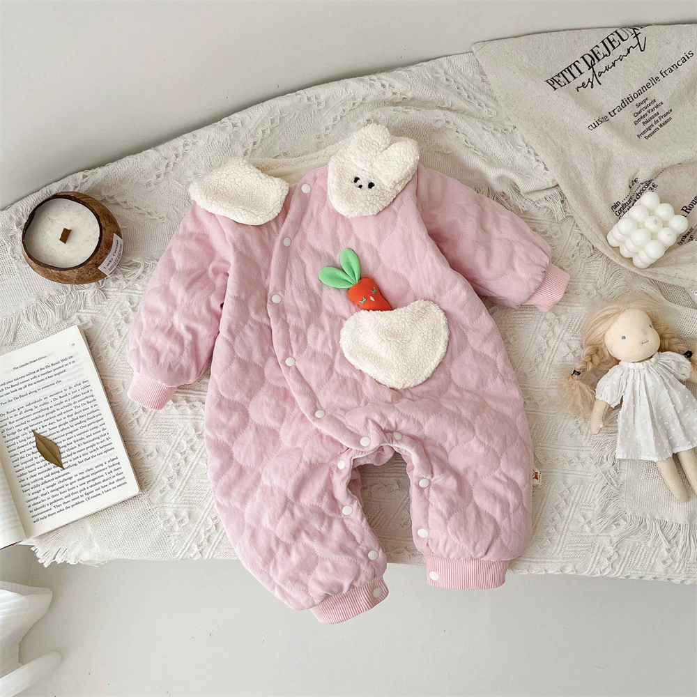 2024 Детские зимние хлопчатобумажные куртки плюс бархат