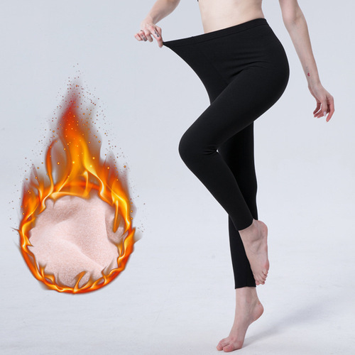 Slim fit large stretch plus velvet bottoming cotton pants, seamless men's and women's German velvet long johns, men's seamless line pants, warm pants wholesale