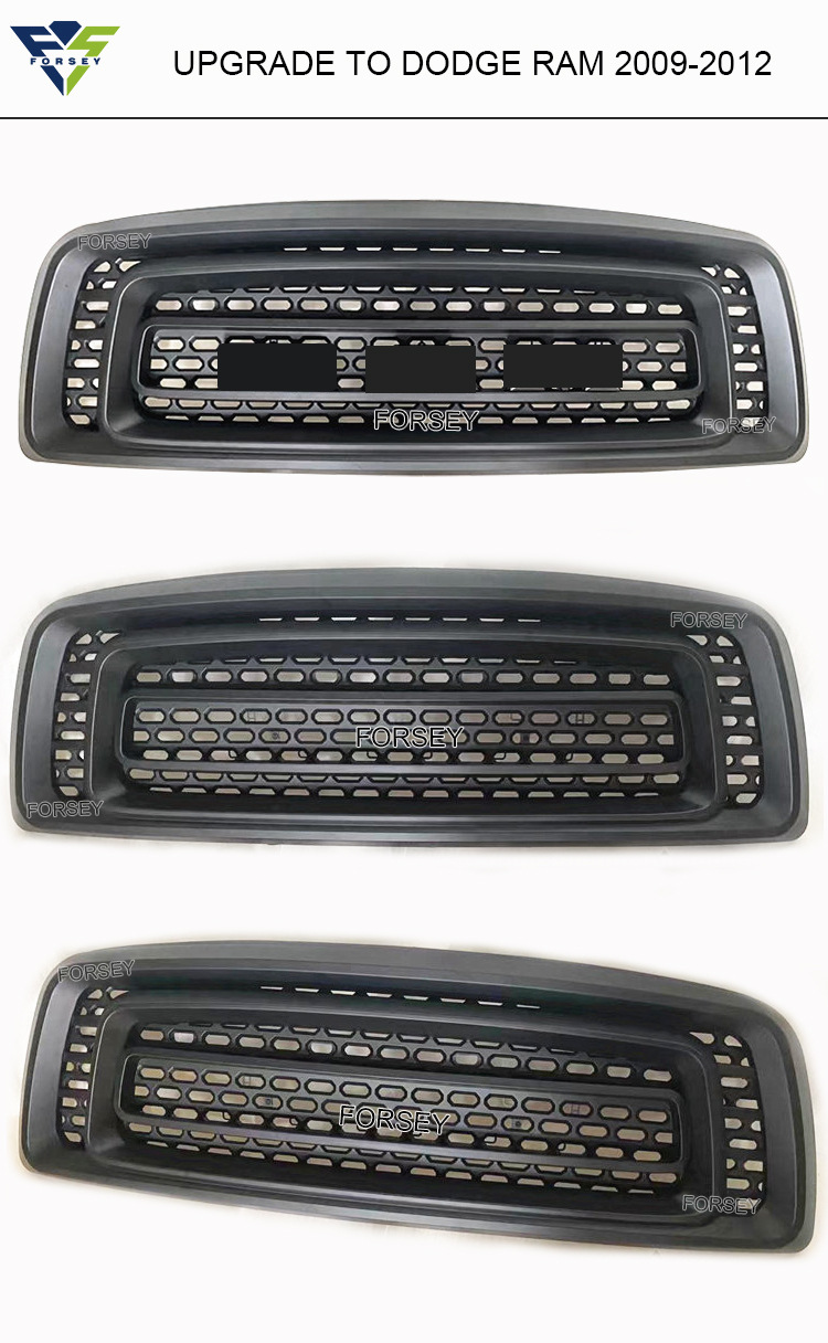 Suitable for 09-12 Dodge Ram 1500 modification and upgrade of front grille and front bumper