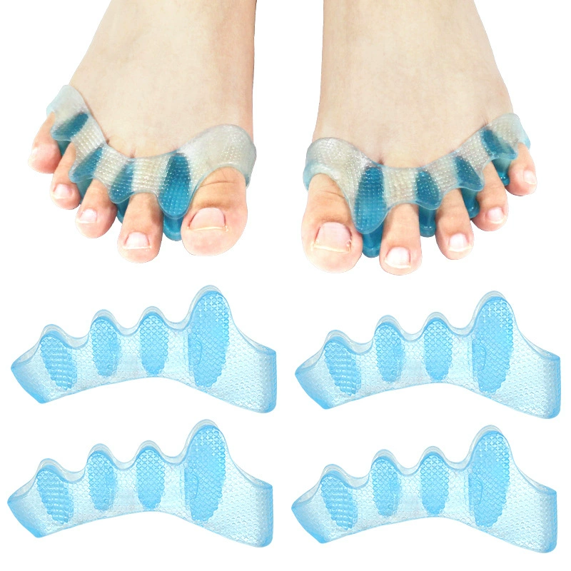 Новый корректор вальгусной деформации пальцев ног с массажными точками, разделитель для пальцев ног при перекрещивании, мягкий силиконовый протектор для пальцев.