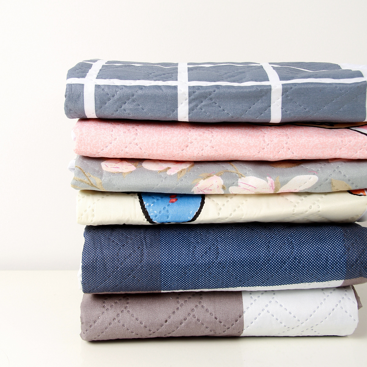 Baby Diaphragm Pad Pure Cotton Waterproof Diaphragm Supplies for Pregnant Women and the Elderly Washable Breathable Plaid Waterproof Pad Class A