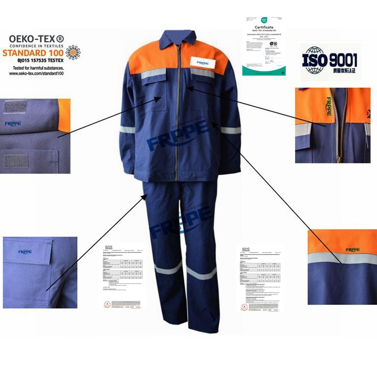 阻燃帆布  全棉加厚耐磨阻燃帆布套装 阻燃帆布 全棉帆布阻燃服