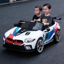 儿童电动车双人四轮汽车男女宝宝玩具车婴儿遥控童车可坐大人跑车