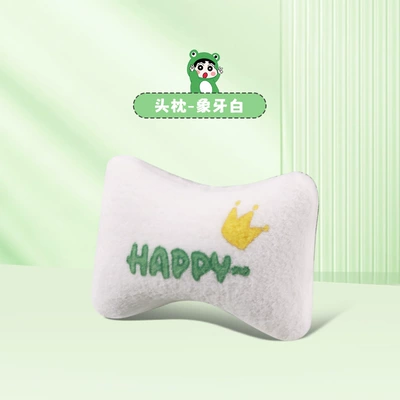 Seat Cover Women's Seat Cushion — Wool pad - plush-crayon-shin-chan-headrest-white