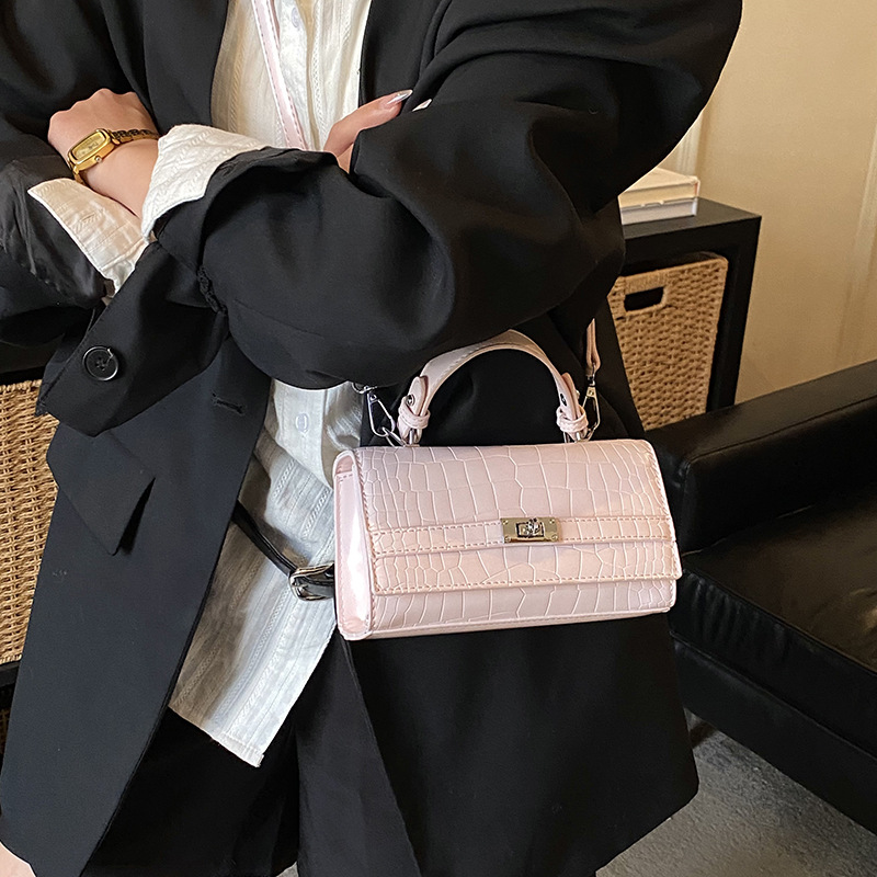 Sentimiento diario de cocodrilo Kelly bolso para mujeres 2026 nuevo diseño de nicho retro bolso de mano de viaje mochila de hombro