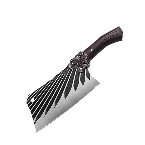 Live streaming new style household chef's knife with finely carved handle, slicing knife for chefs, sharp kitchen chopping knife